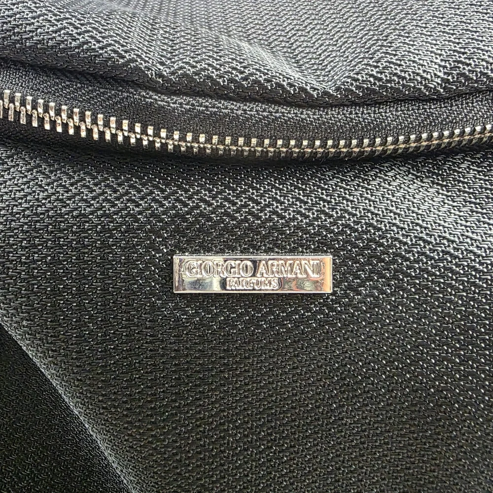 Giorgio Armani Black Travel Duffel Bag Travel Bag Gym Bag